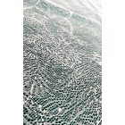 ED-26-034 Átlátszó flitteres nagy virág mintás törtfehér tüll 150 cm 