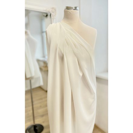 ED-26-065 Törtfehér vastag elasztikus chiffon