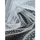 ED-26-302 Hófehér puha glitter tüll