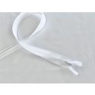 ED-84-0985 60 CM fehér rejtett húzózár
