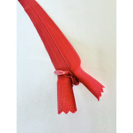 ED-84-0989 25 CM piros rejtett húzózár
