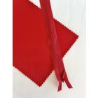 ED-84-0989 25 CM piros rejtett húzózár