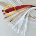 ED-84-0989 25 CM piros rejtett húzózár