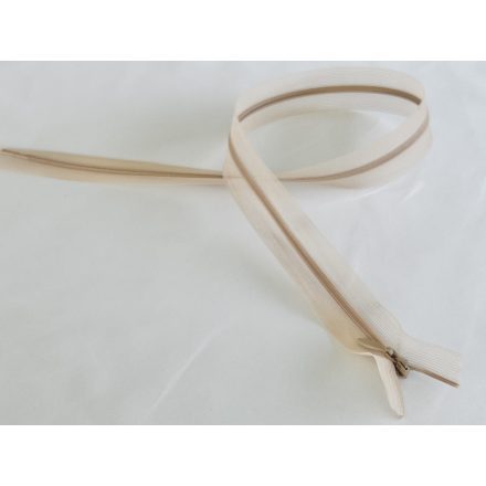 ED-84-2981 60 CM átlátszó test színű rejtett húzózár