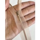 ED-84-2981 60 CM átlátszó test színű rejtett húzózár