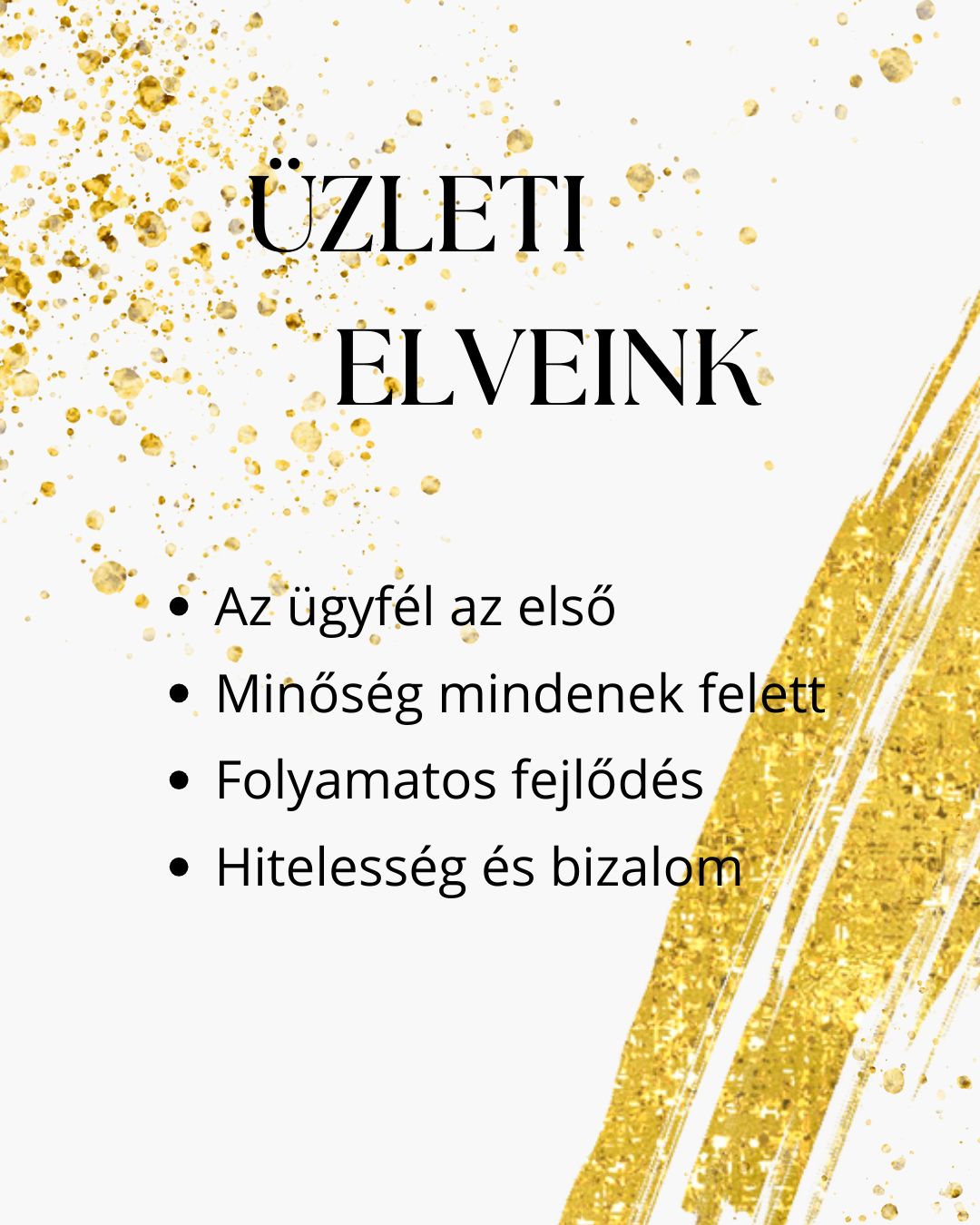 Üzleti elveink
